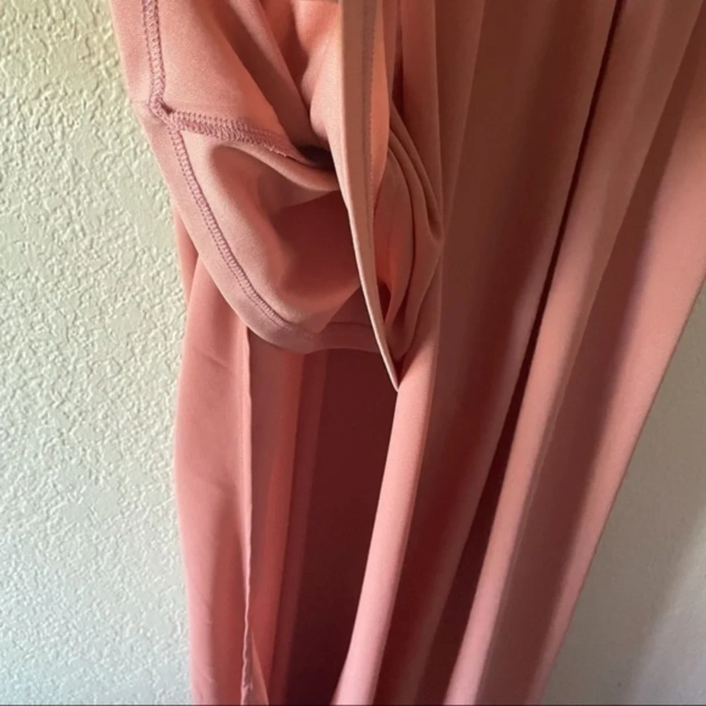 NWOT SMYMM Dark Pink Kendall Sleeveless Maxi Dress - Rustic Mauve Crisp